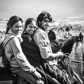 Three on a Horse 2010 – with Ruperto taking us on horseback around Teravaka